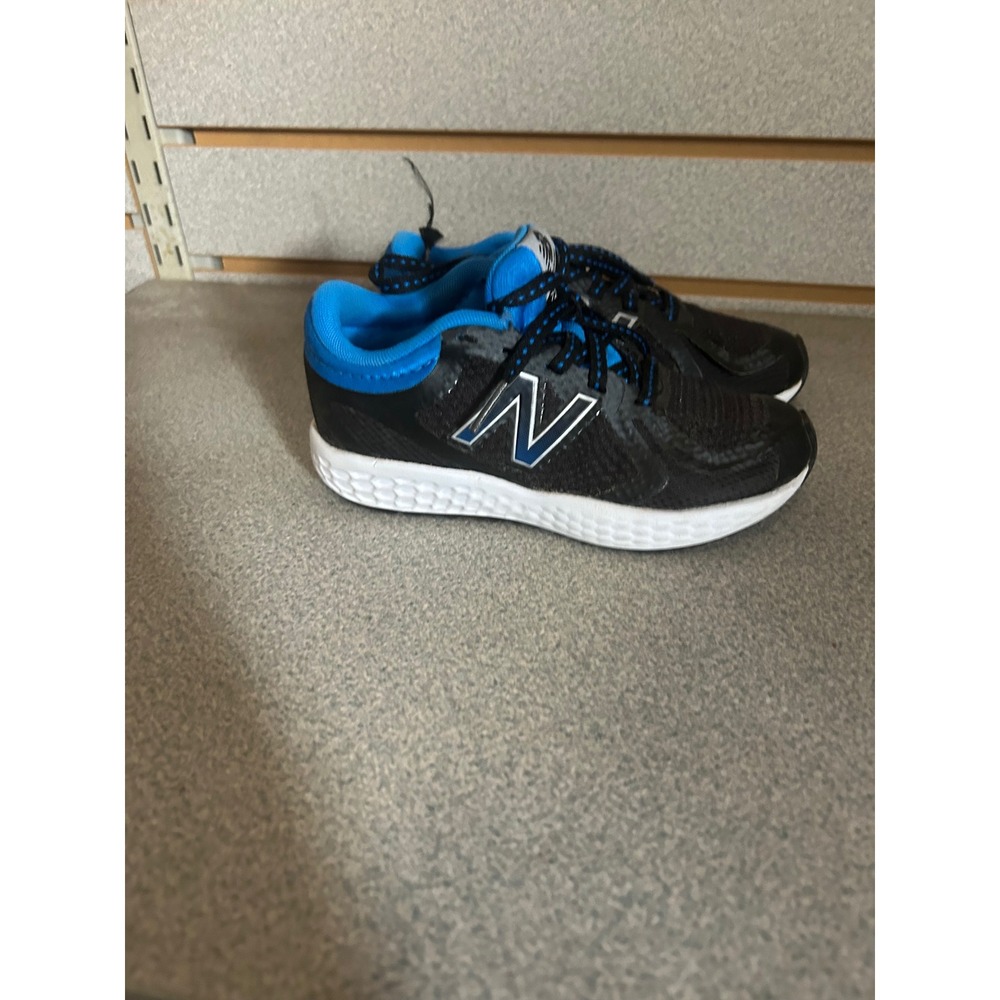 New Balance Kids Running Shoes Black Blue White Athletic Sneakers Toddler sz 10